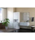 Bathroom cabinet NEL DK 60 cm white gloss order